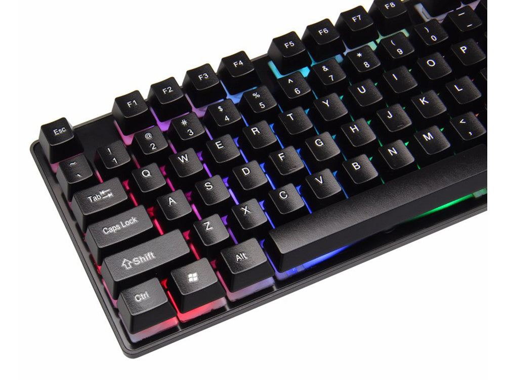 Žaidimų klaviatūra led apšvietimas