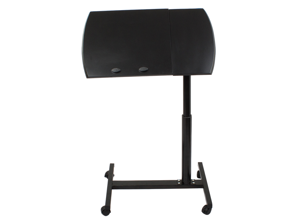 Nešiojamojo kompiuterio stalas ant ratukų reguliuojamas stalas