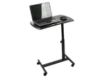Nešiojamojo kompiuterio stalas ant ratukų reguliuojamas stalas