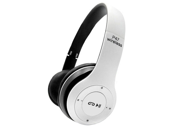 Belaidės ausinės p47 bluetooth mikrofonas mp3