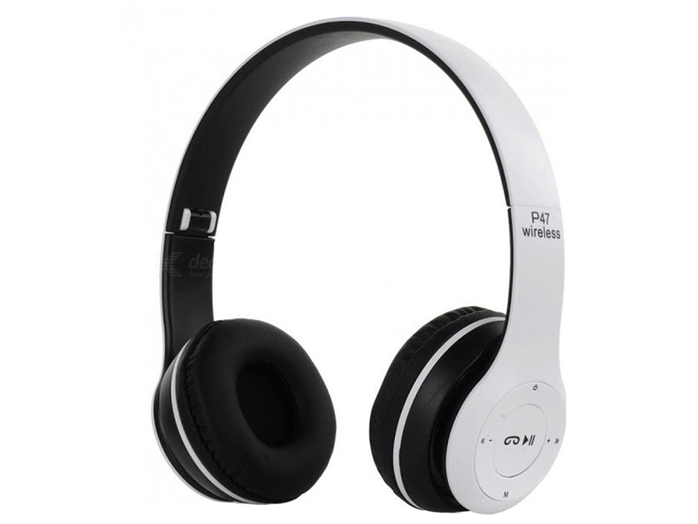 Belaidės ausinės p47 bluetooth mikrofonas mp3