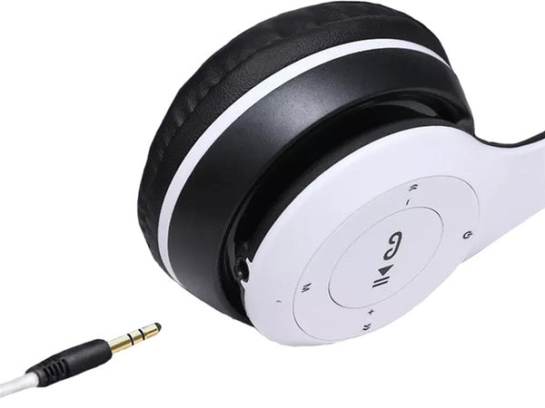 Belaidės ausinės p47 bluetooth mikrofonas mp3