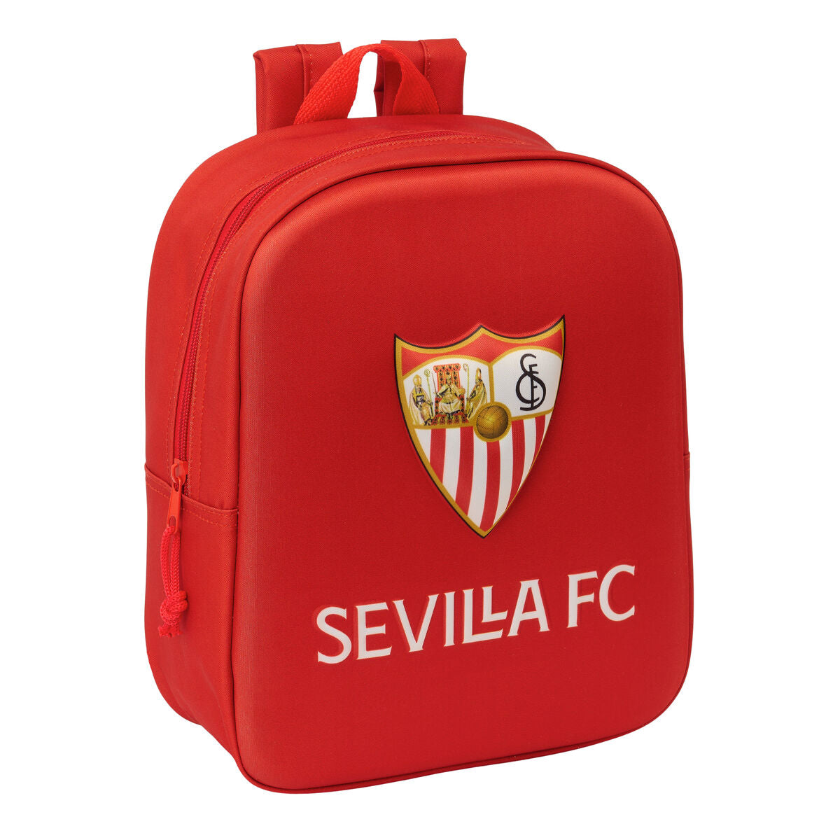 Mokyklinis krepšys Sevilla Fútbol Club Raudona 22 x 27 x 10 cm 3D