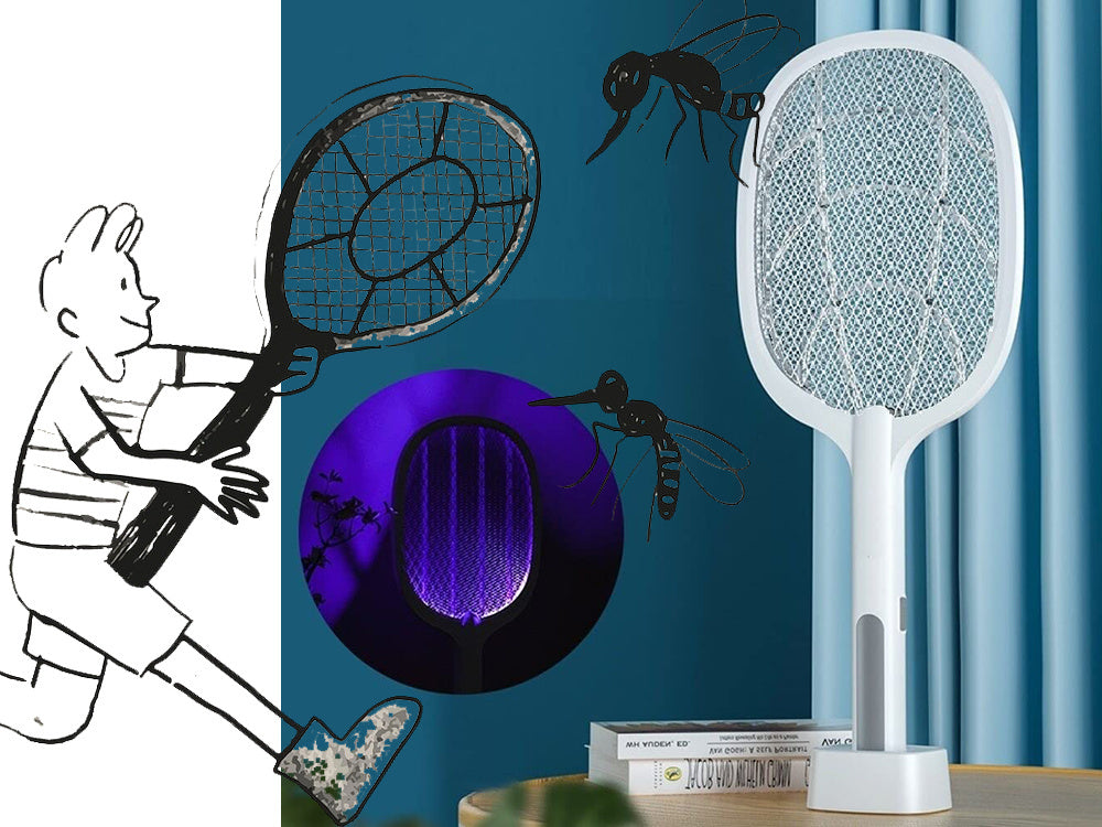 Elektrinė musių plaktuvė vabzdžių maišas uv lempa, Baltas, Szín, Fehér