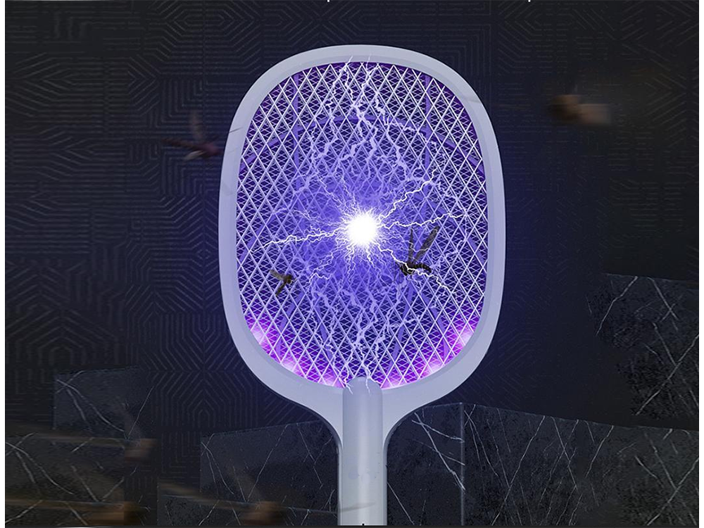 Elektrinė musių plaktuvė vabzdžių maišas uv lempa, Baltas, Szín, Fehér