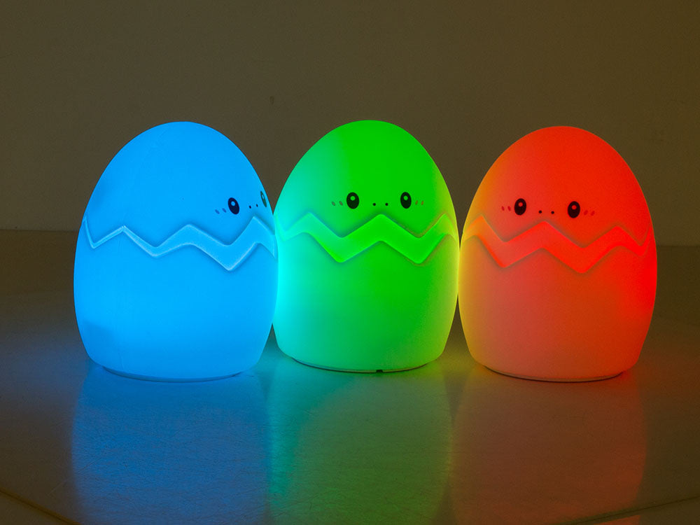 Vaikų naktinė šviesa led kiaušinis rgb nuotolinio valdymo pultas usb