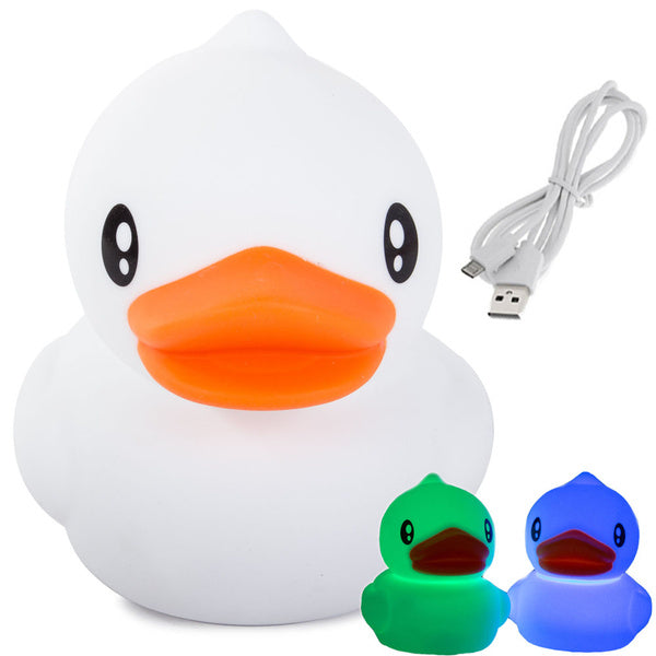 Vaikų naktinė šviesa lėmė antis rgb liesti usb