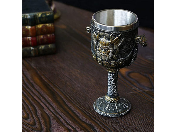 Vikingų puodelis dekoratyvinis puodelis vikingai vikingai