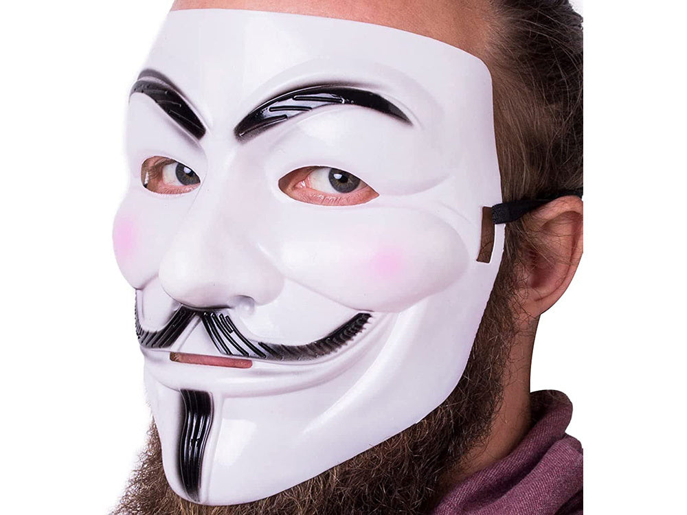 Kaukė anoniminis vendeta acta protestas halloween v