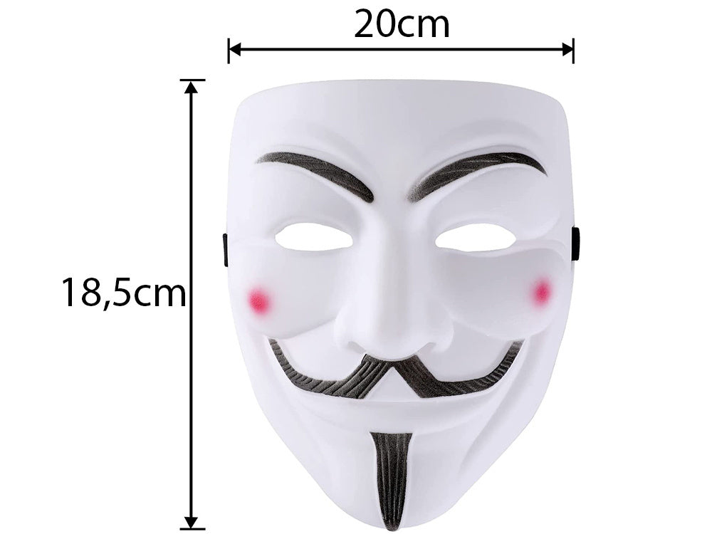 Kaukė anoniminis vendeta acta protestas halloween v
