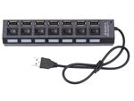 Usb prievadų skirstytuvas 7x usb 2.0