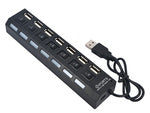 Usb prievadų skirstytuvas 7x usb 2.0
