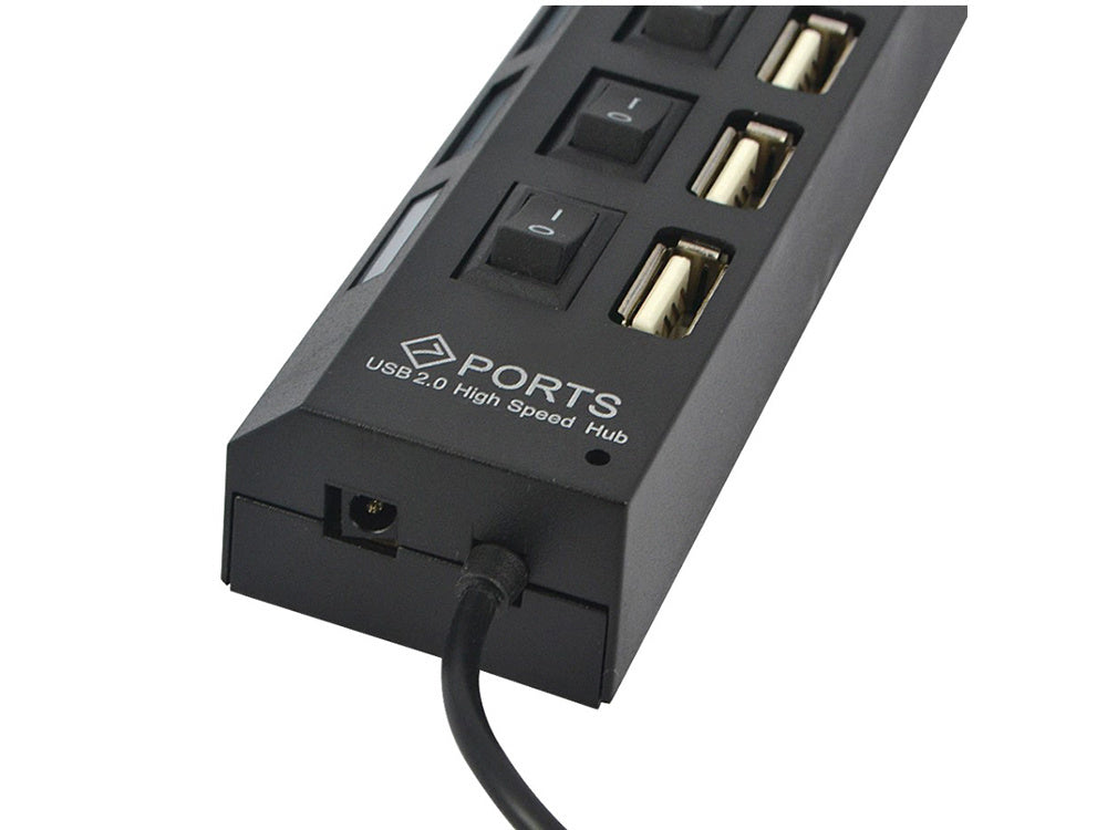 Usb prievadų skirstytuvas 7x usb 2.0
