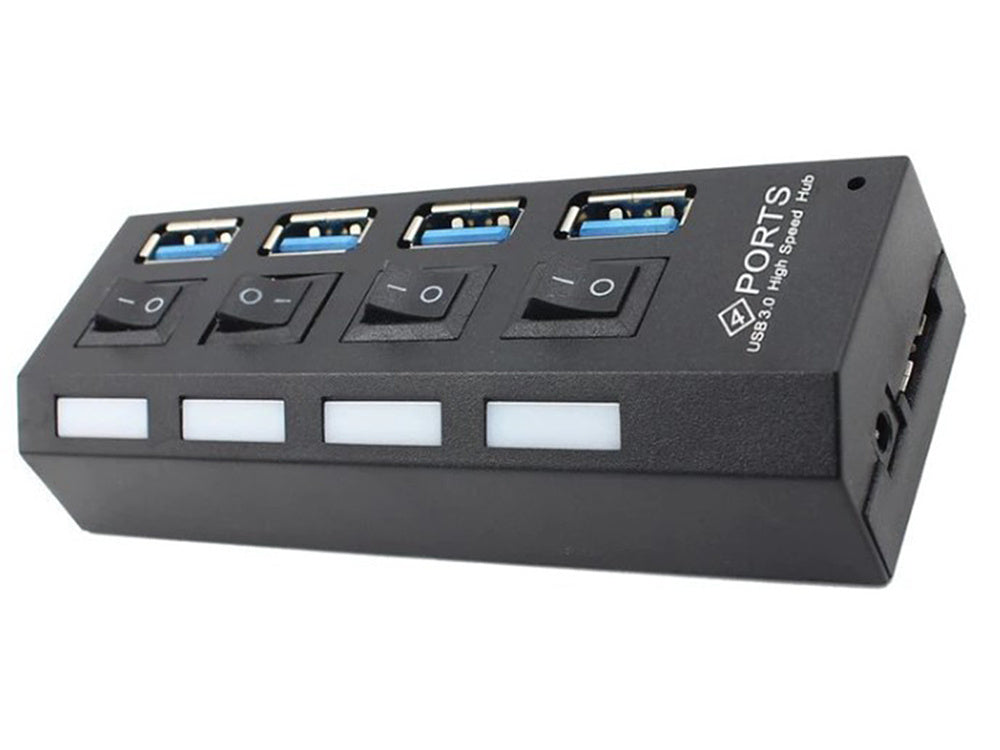 Usb prievadų skirstytuvas 4x usb 3.0