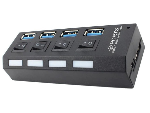 Usb prievadų skirstytuvas 4x usb 3.0
