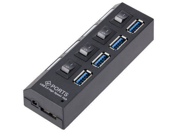 Usb prievadų skirstytuvas 4x usb 3.0