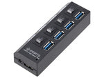 Usb prievadų skirstytuvas 4x usb 3.0
