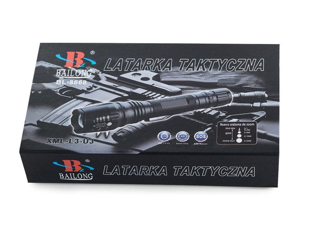 Bailong vadovaujama toršeras cree taktinis priartinimas xm-l3-u3