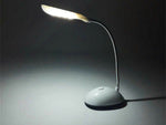 4led mokyklinis stalinis šviestuvas naktinis staliukas baltas