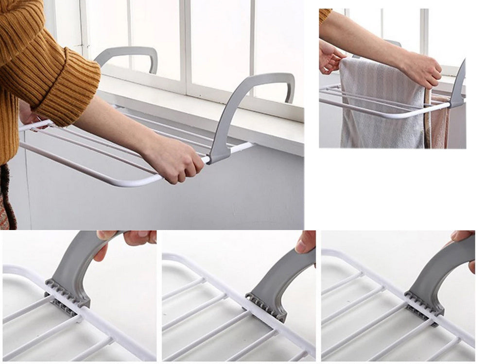 Balkono radiatoriaus džiovykla skalbiniams džiovinti