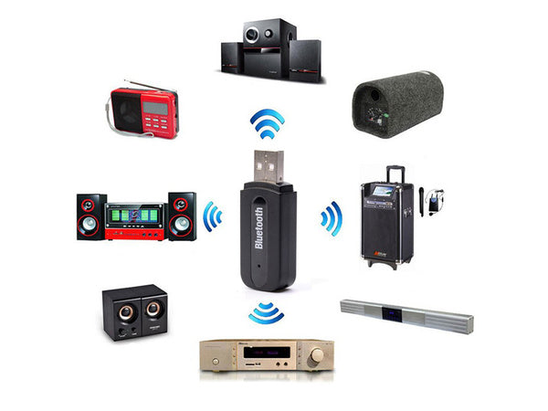 Garso imtuvas "bluetooth" adapteris aux jack usb