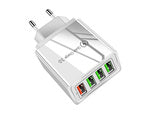 4xusb quick charge 3.0 tinklo sieninis įkroviklis