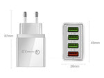 4xusb quick charge 3.0 tinklo sieninis įkroviklis