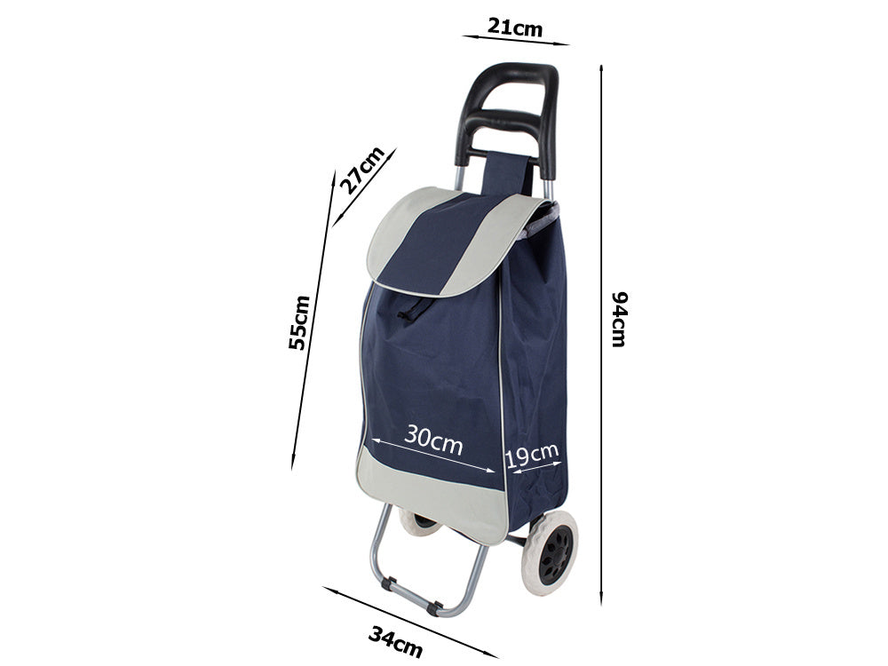 Pirkinių vežimėlis ant ratų pirkinių krepšys kietas