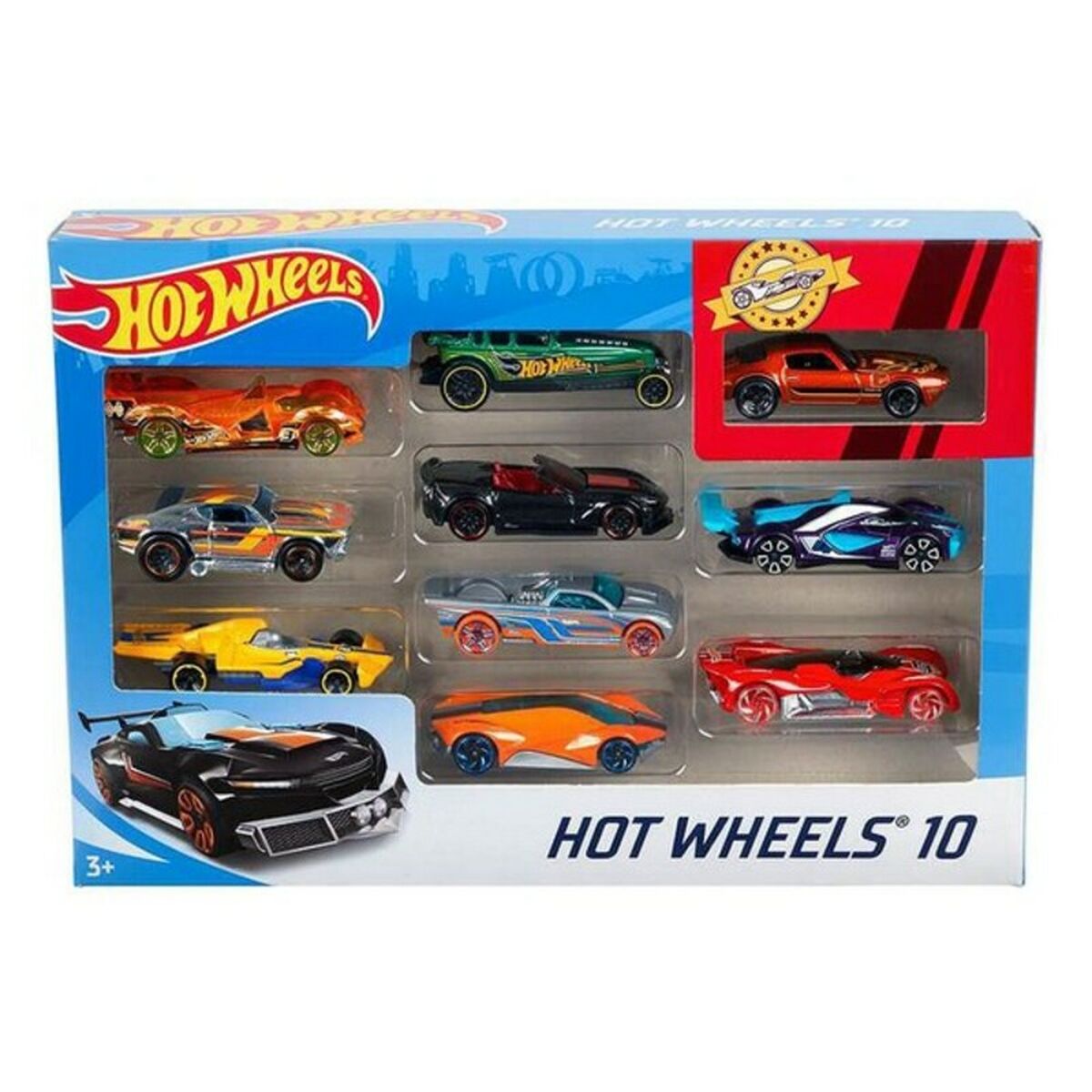 Transporto priemonių žaidimo rinkinys Hot Wheels 54886 Spalvotas