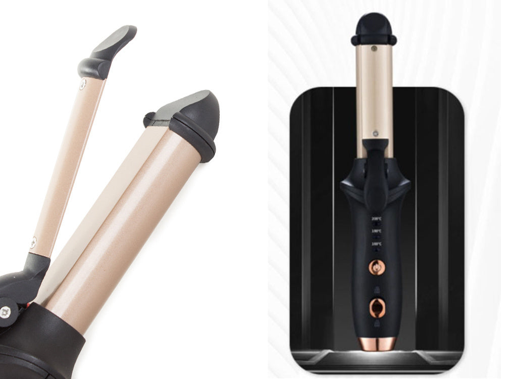 Garbanojimo geležis plaukų tiesintuvas garbanos powerbank usb