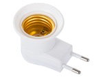 Adapterio lemputės adapterio jungiklis 230v e27
