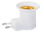 Adapterio lemputės adapterio jungiklis 230v e27