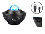 Žvaigždė projektorius led naktinė šviesa rgb + nuotolinio valdymo pultas
