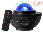 Žvaigždė projektorius led naktinė šviesa rgb + nuotolinio valdymo pultas