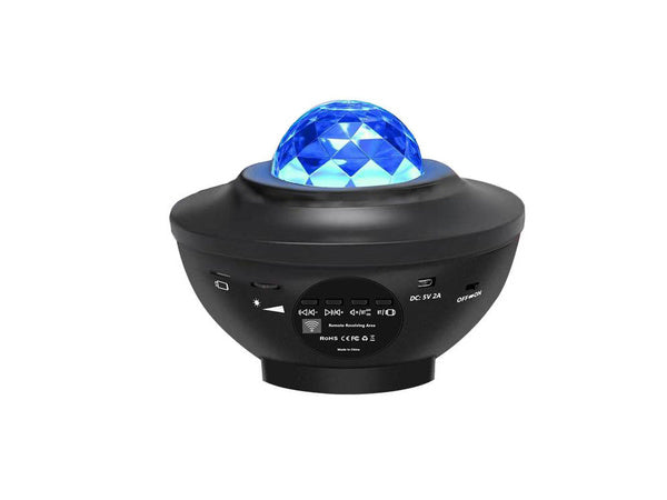 Žvaigždė projektorius led naktinė šviesa rgb + nuotolinio valdymo pultas