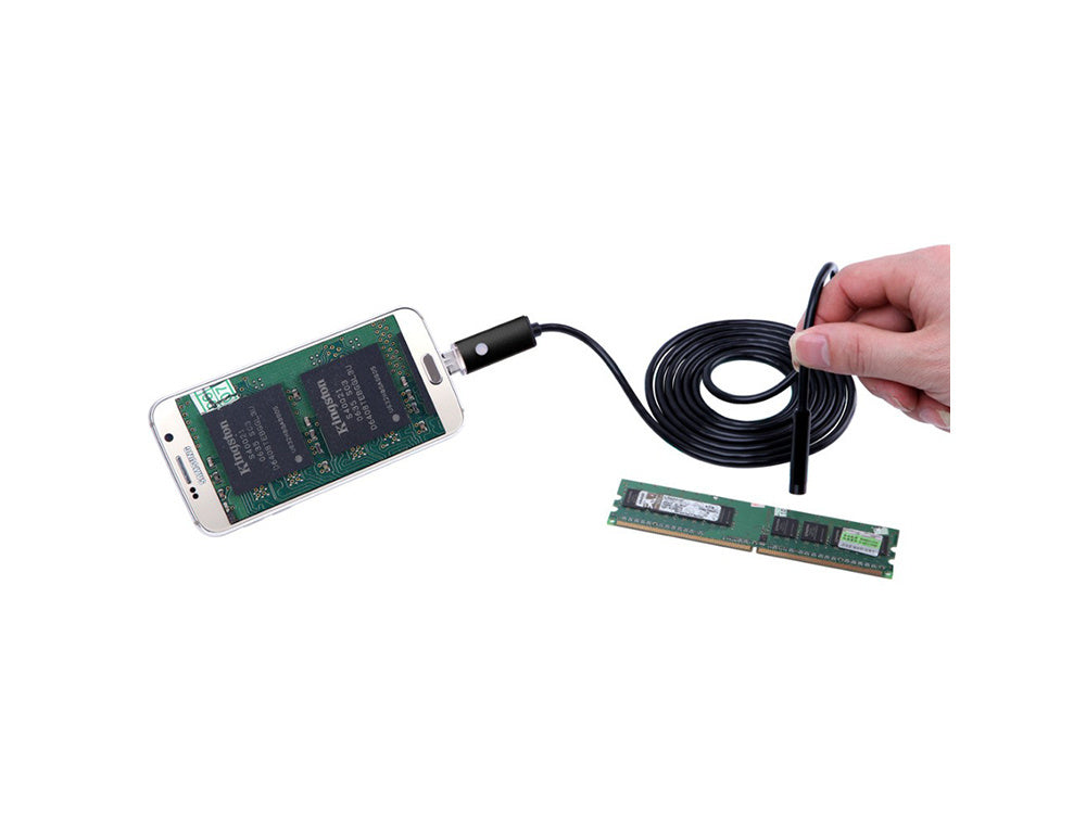 Endoskopų tikrinimo kamera android pc usb 10m vadovaujama