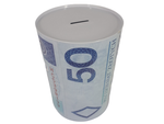 Metalinė pinigų dėžutė banknotams