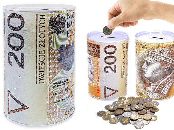 Metalinė pinigų dėžutė xl didelė