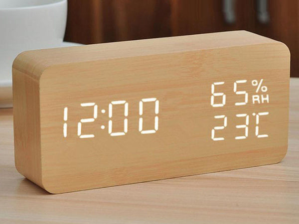 Elektroninis žadintuvas termometras higrometras usb