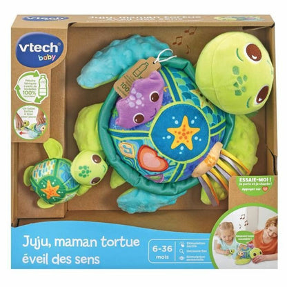 Pūkuotas žaislas Vtech Baby  Juju, Mother Turtle  + 6 mėnesių Perdirbtas Muzikinis