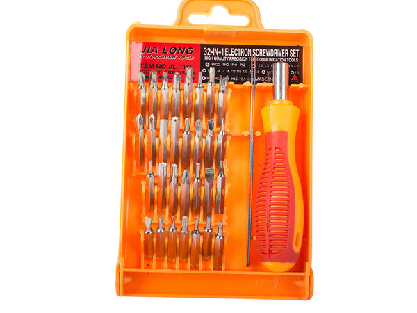 Tiksliųjų atsuktuvų rinkinys 32in1 torx atsuktuvai