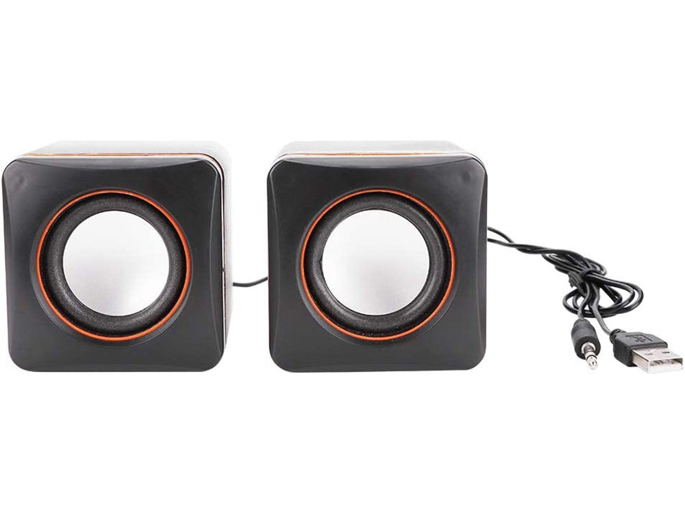 Kompiuterio garsiakalbiai pc 2.0 lizdas maitinimas usb