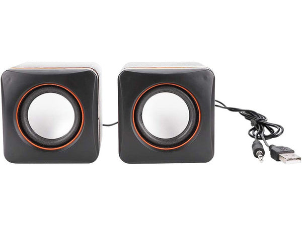 Kompiuterio garsiakalbiai pc 2.0 lizdas maitinimas usb