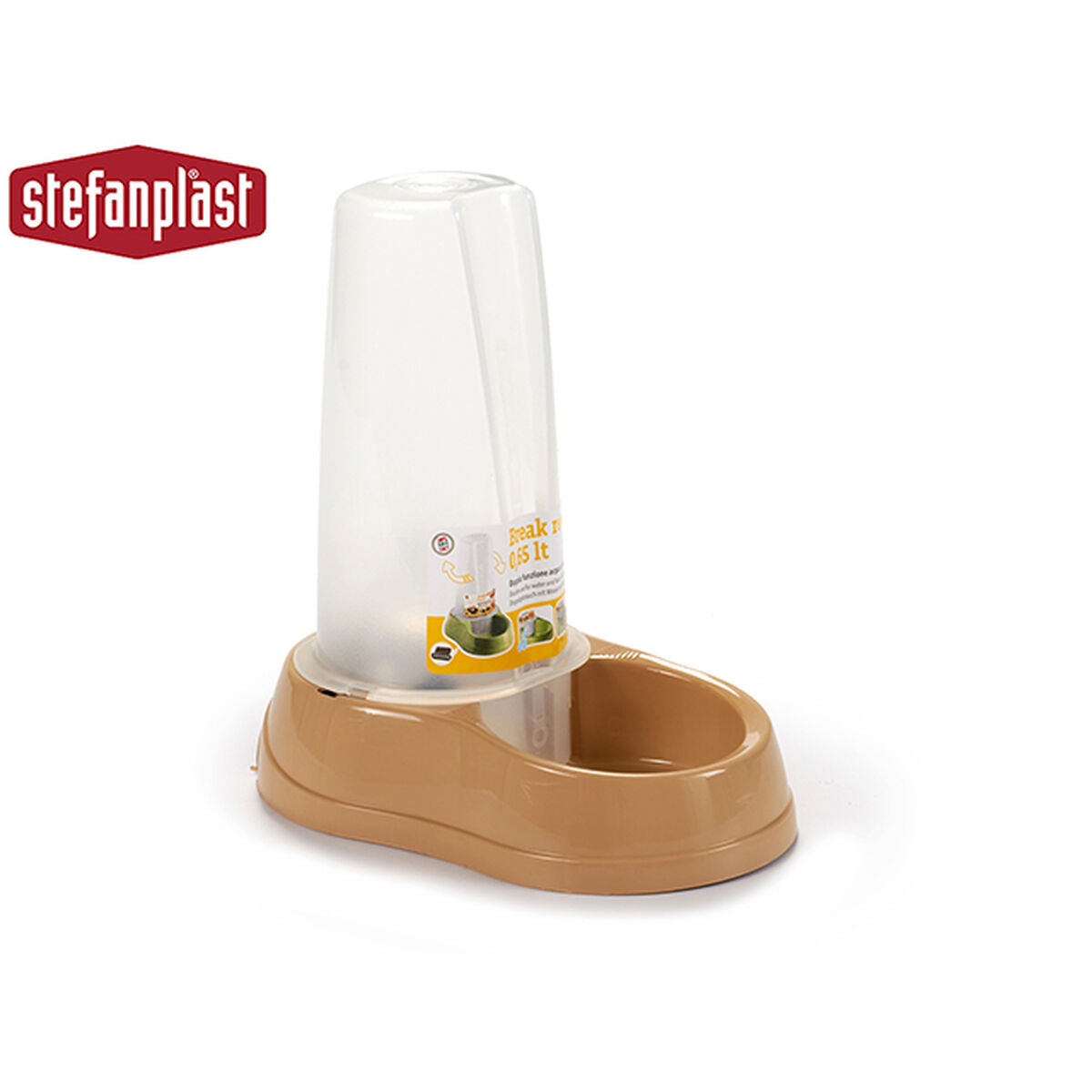 Gyvūnų maisto dėžė Stefanplast 04093 Rusvai gelsva Plastmasinis 650 ml 12 x 19,5 x 19 cm (12 vnt.)