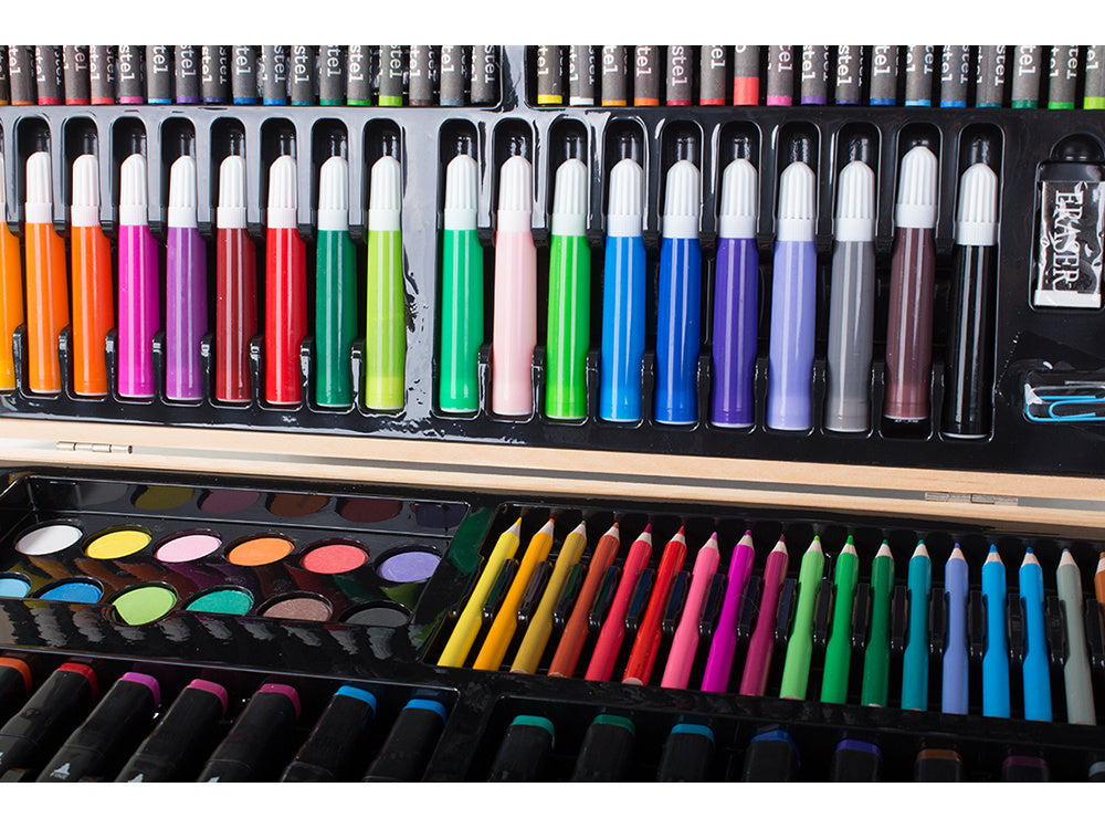 Menininkų rinkinys tapybos dėžutė 188 vnt.