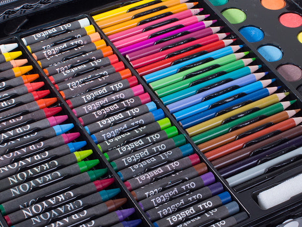 Menininkų rinkinys tapybai dėžutėje 150 vnt.