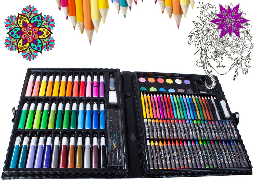 Menininkų rinkinys tapybai dėžutėje 150 vnt.