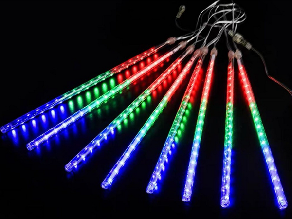 Meteory led dropping snow lamp 50cm ip44, Įvairiaspalvis, Szín, Sokszínű