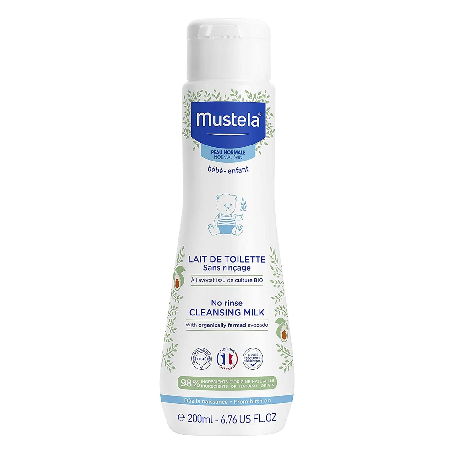 Mustela No Rinse valomasis pienelis 200ml