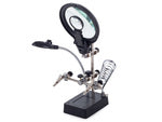 Trečiosios rankos lutteris 5 led rankenė 2,5x 90 mm tuning lamp